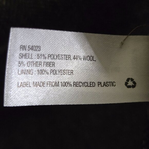 Gap Academy Blazer Brown Tweed Blue Red Striped Cuff Wool Blend Academia Size 6 - Picture 7 of 7